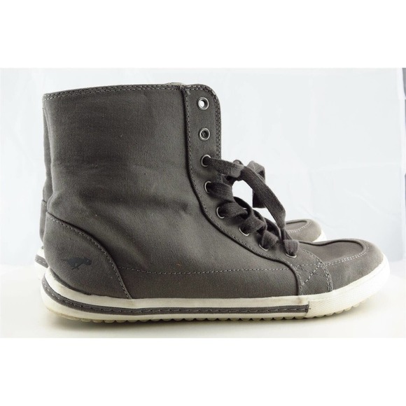 Rocket Dog Boot Sz 9.5 M Sneaker Round Toe Gray Fabric Women - Picture 4 of 7